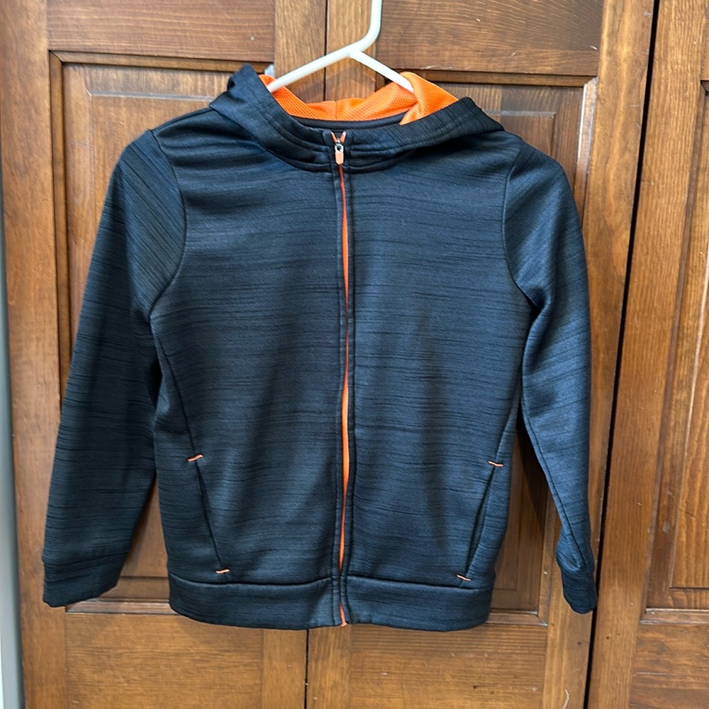 Jumping Beans Gray Zip Up Hooded Sweatshirt